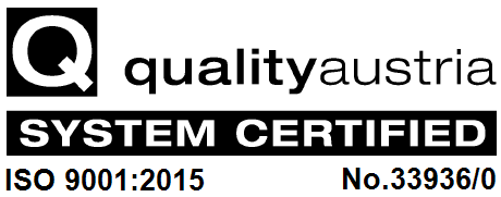Quality Austria – System Certified ISO 9001:2015